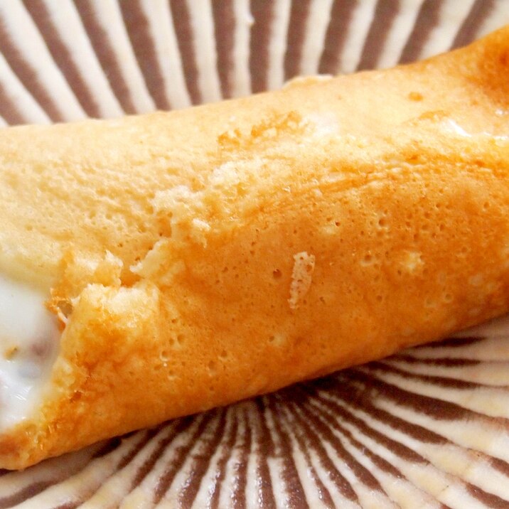 大豆パンケーキdeミートチーズブリトー